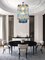 Monumental Murano Glass Sapphire Colored Poliedri Chandelier 5