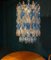 Monumentaler Murano Glas Saphir Farbiger Poliedri Kronleuchter 9