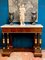 Italian Empire Console Table with White Marble Top, 1815 3