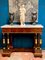Italian Empire Console Table with White Marble Top, 1815, Image 3
