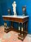 Italian Empire Console Table with White Marble Top, 1815, Image 5