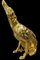 Gilt Bronze Sculptures of Dogs, Set of 2 7