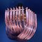 Pink Murano Curvati Ceiling Light or Flush Mount, 1990s 6