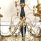 Neoklassizistischer baltischer Kronleuchter aus Kristallglas & vergoldeter Bronze, 19. Jh 10