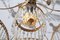 Neoklassizistischer baltischer Kronleuchter aus Kristallglas & vergoldeter Bronze, 19. Jh 2