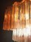 Lampadari in vetro di Murano color ambra e ghiaccio, 1970, set di 2, Immagine 12