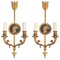 Bronze Two-Light Neoclassical Wall Sconces, Set of 2 3