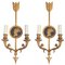 Bronze Two-Light Neoclassical Wall Sconces, Set of 2 7