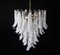 Large Vintage Italian Murano Chandelier with 52 Glass Petals, 1970s 5