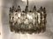 Graue Poliedri Murano Glas Kronleuchter im Stil von Carlo Scarpa, 2er Set 16
