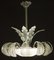 Art Deco Ninfea Murano Glass Chandelier from Barovier & Toso, Italy, 1940 3