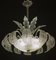 Art Deco Ninfea Murano Glass Chandelier from Barovier & Toso, Italy, 1940 2