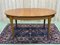 Oval Table in Teak with a Butterfly Length, 1970s 1