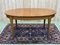 Oval Table in Teak with a Butterfly Length, 1970s, Image 1