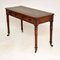 Antique Victorian Leather Top Writing Table / Desk 7