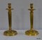 Golden Bronze Torches, Early 20th Century, Set of 2 16