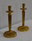 Golden Bronze Torches, Early 20th Century, Set of 2 3