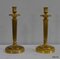 Golden Bronze Torches, Early 20th Century, Set of 2 13