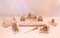 Art Deco Bronze and Marble Office Set, Set of 6 11