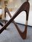 Italienischer Mid-Century Couchtisch aus Holz & Messing von Fontana Arte, 1950er 9