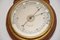 Antique Victorian Carved Oak Banjo Barometer from Maple & Co 8
