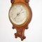 Antique Victorian Carved Oak Banjo Barometer from Maple & Co 3