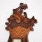 Antique Victorian Carved Oak Banjo Barometer from Maple & Co 7