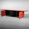 Rotes Sheraton Sideboard von Giotto Stoppino für Acerbis, 1970er 3