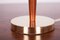 Mid-Century Teak and Brass Table Lamp, 1960s, Image 7