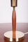 Mid-Century Teak and Brass Table Lamp, 1960s, Image 6