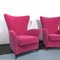 Italian Mid-Century Fuchsia Velvet Armchairs by Gio Ponti, Set of 2 11