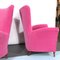 Italian Mid-Century Fuchsia Velvet Armchairs by Gio Ponti, Set of 2 4