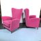 Italian Mid-Century Fuchsia Velvet Armchairs by Gio Ponti, Set of 2 12