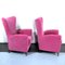 Italian Mid-Century Fuchsia Velvet Armchairs by Gio Ponti, Set of 2, Image 10