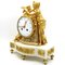 Napoleon III Pendulum Clock in Gilt Bronze and Marble, 19th-Century, Image 3