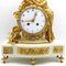 Napoleon III Pendulum Clock in Gilt Bronze and Marble, 19th-Century 11