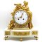 Napoleon III Pendulum Clock in Gilt Bronze and Marble, 19th-Century 1