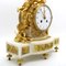 Napoleon III Pendulum Clock in Gilt Bronze and Marble, 19th-Century 7