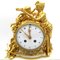 Reloj de péndulo Napoleón III de bronce dorado y mármol, siglo XIX, Imagen 12