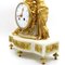 Reloj de péndulo Napoleón III de bronce dorado y mármol, siglo XIX, Imagen 8
