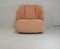 Large Armchair in Orange Pastel from Ligne Roset, France, 1990s 16