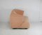 Large Armchair in Orange Pastel from Ligne Roset, France, 1990s 18