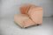 Butaca grande en naranja pastel de Ligne Roset, France, años 90, Imagen 6