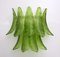 Applique Murano Glass Palm Leaves, Italy, 1970s, Set of 2, Image 2