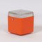 Lámpara Cube naranja de Lamperti Robbiate, Italy, años 70, Imagen 4