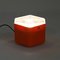 Lámpara Cube naranja de Lamperti Robbiate, Italy, años 70, Imagen 3