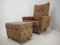 Armchair with Footstool, 1960s, Set of 2 3