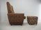 Armchair with Footstool, 1960s, Set of 2 5