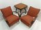 Armchairs + Spider Table by Halabala for Thonet, Czechoslovakia, 1930s, Set of 3 2