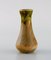 Belgische Miniatur Vasen aus glasierter Keramik, Mitte 20. Jh., 5er Set 7